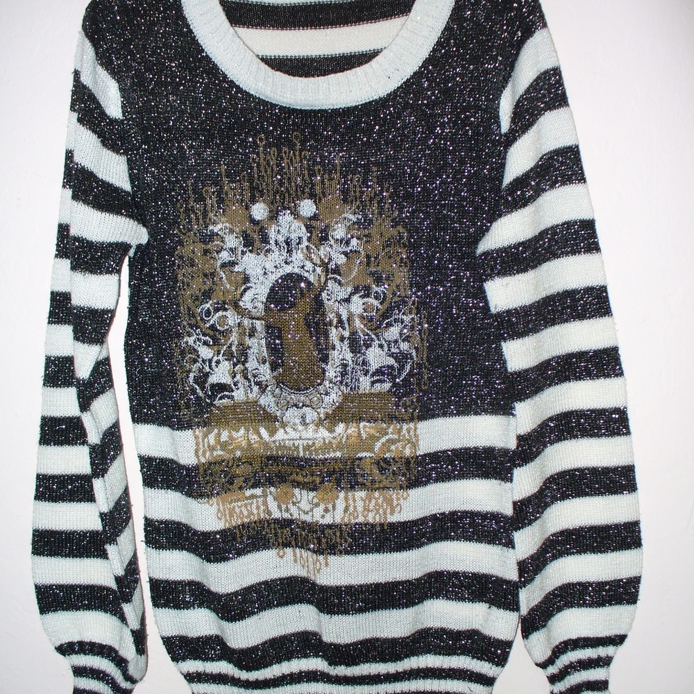Cotton/silk light sweater Size M (#EV491) - Picture 1 of 4